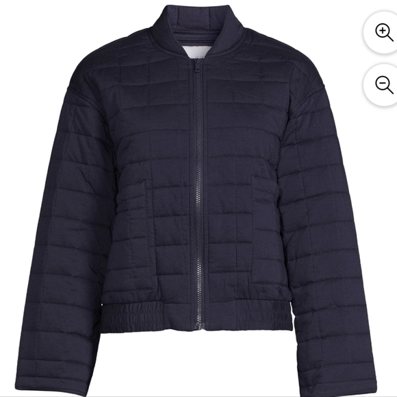 🔥NWT The Get Women’s XL Quilted Cropped Bomber Jacket - Picture 11 of 16